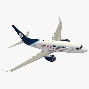 3d boeing 737-700 aeromexico