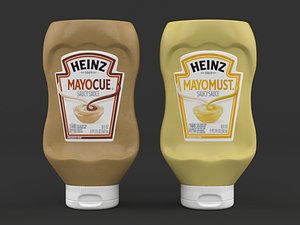heinz mayomust mayonnaise 3D model