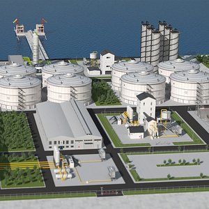 3D LNG Port