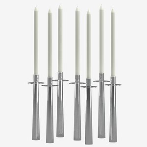 3D candelabra 02 model