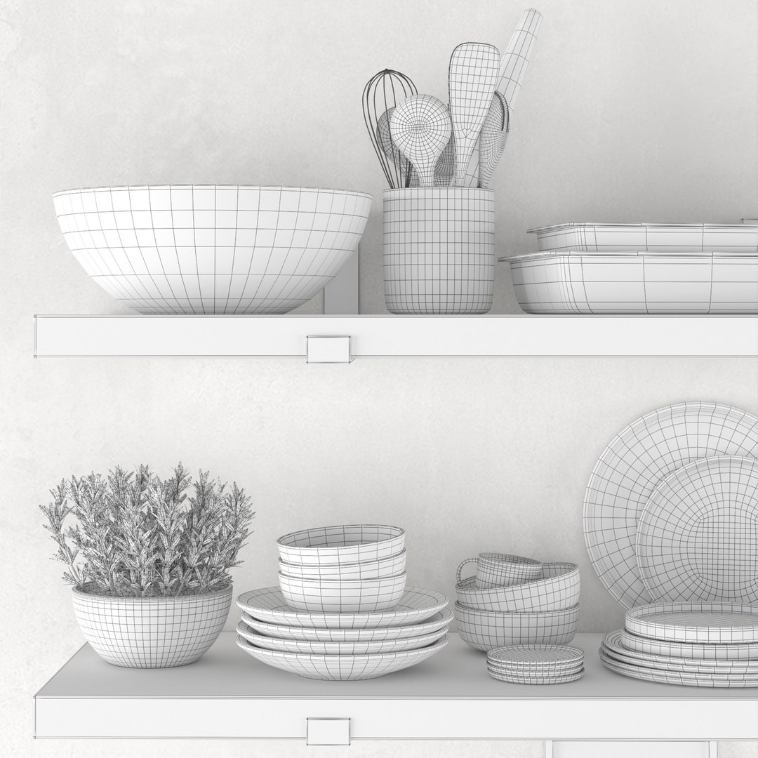 3D Kitchenware and Tableware 30 TurboSquid 1997095