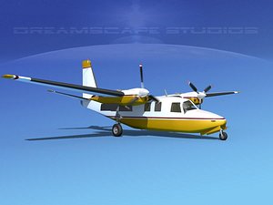 3d cockpit rockwell aero commander