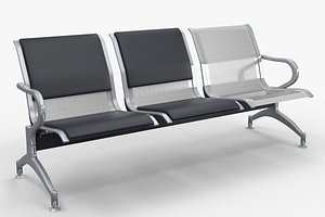 3D model waiting chair seats