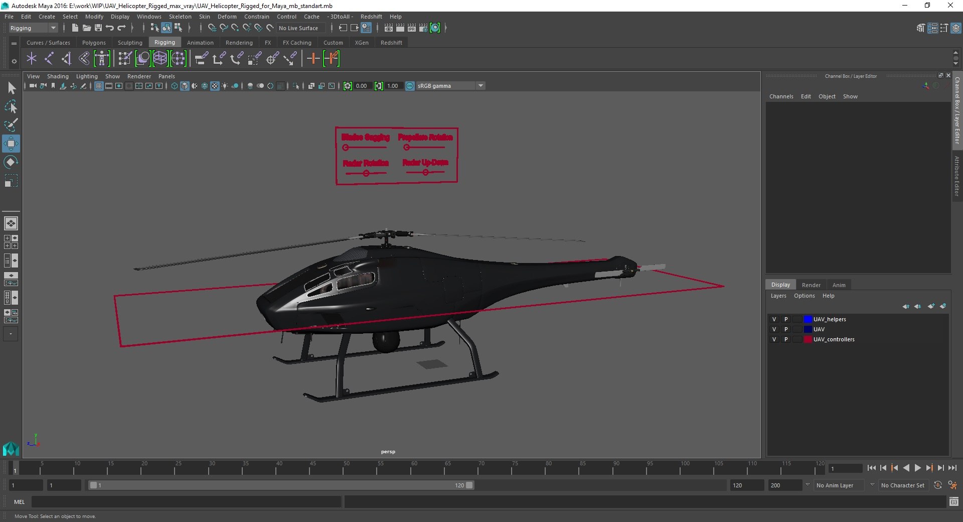 UAV Helicopter Rigged for Maya model https://p.turbosquid.com/ts-thumb/Uv/hHJwto/2w/uavhelicopterriggedformayavray3dmodel035/jpg/1676856324/1920x1080/fit_q87/b454f00494581659685f0602f07ad7a81fcba440/uavhelicopterriggedformayavray3dmodel035.jpg