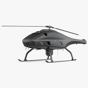 UAV Helicopter Rigged for Maya model