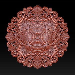 Decorative Ceiling Center - for CNC router 3D model