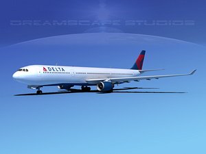 3d airbus a330-300 a330