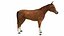 Horse Collection with Saddle 3D model