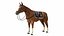 Horse Collection with Saddle 3D model
