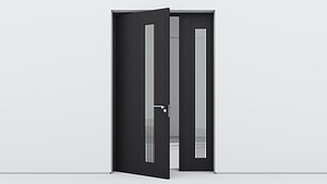 Aluminium door 103 3D