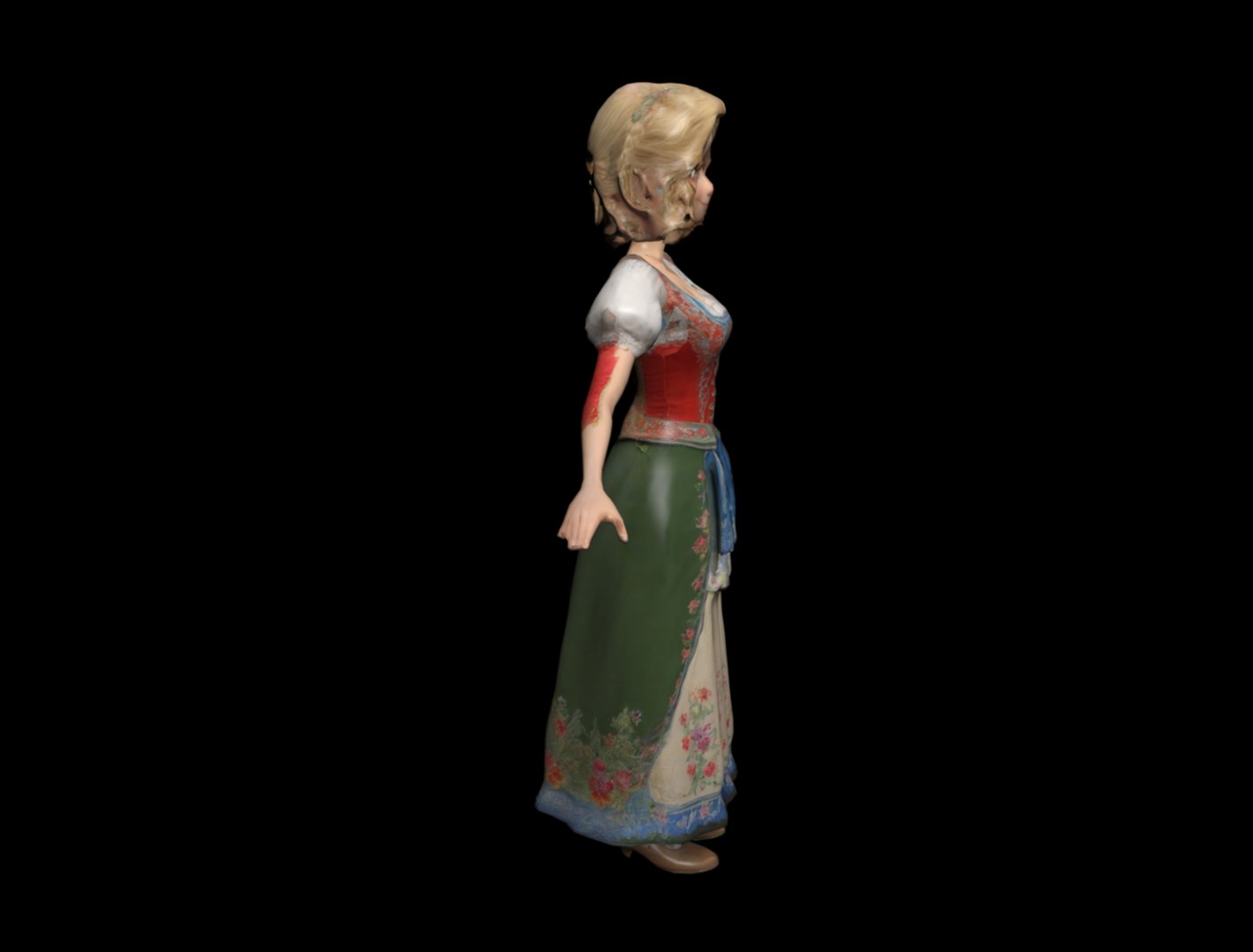 Realistic Young German Woman 3D Model 3D - TurboSquid 2348898