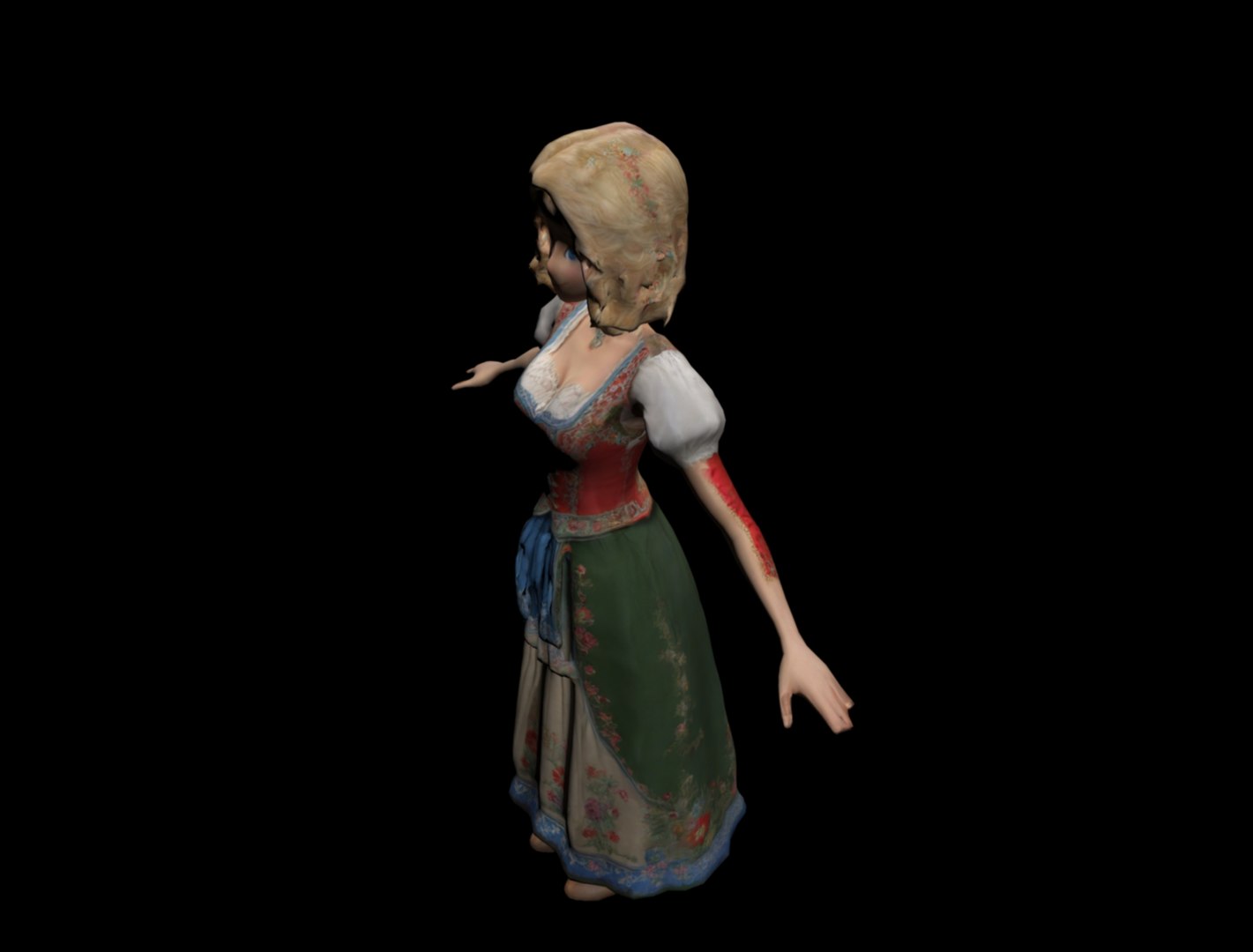 Realistic Young German Woman 3D Model 3D - TurboSquid 2348898