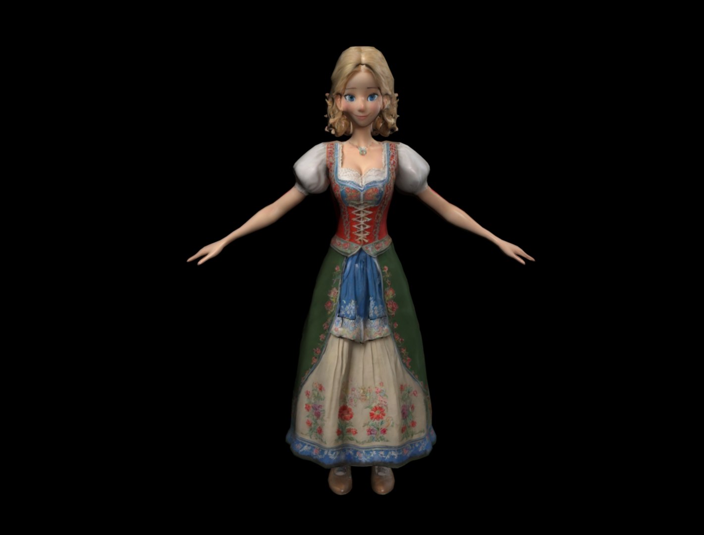 Realistic Young German Woman 3D Model 3D - TurboSquid 2348898