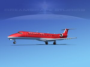 3d embraer erj