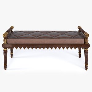 REGENCY STYLE HALL BENCH