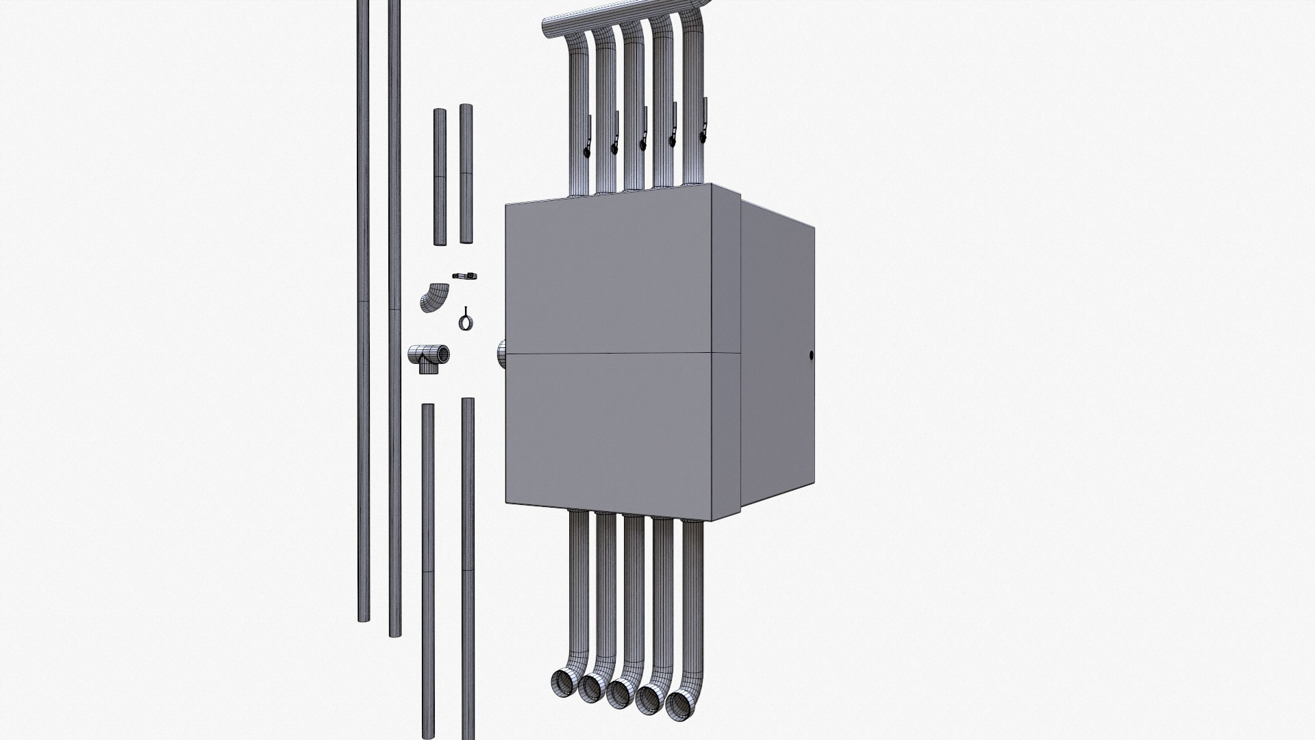 Fuse And Pipes 3D - TurboSquid 1965811