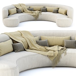 Jenifer restaurant lounge sofa JR19