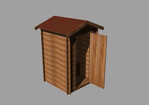 3D garden toilet