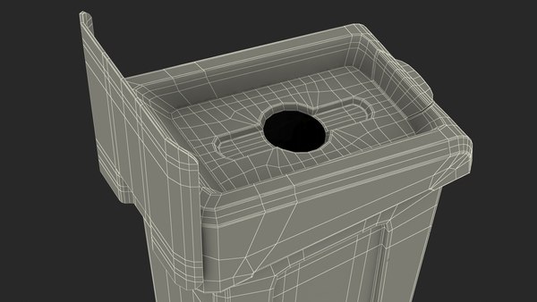 Plastic Recycling Bin for Cans 3D model - TurboSquid 1807740