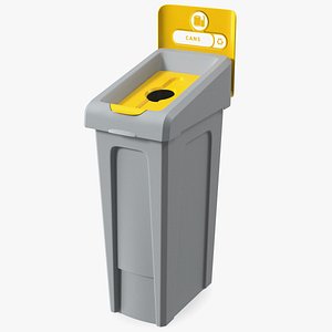 Plastic Recycling Bin for Cans 3D model