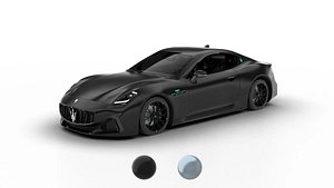 Maserati GranTurismo Trofeo PrimaSerie 75th Anniversary 2024 3d model