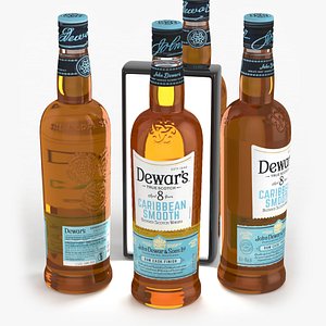 Alcohol Bottle Dewars Blended Scotch Whisky Caribbean Smooth 700ml 2024