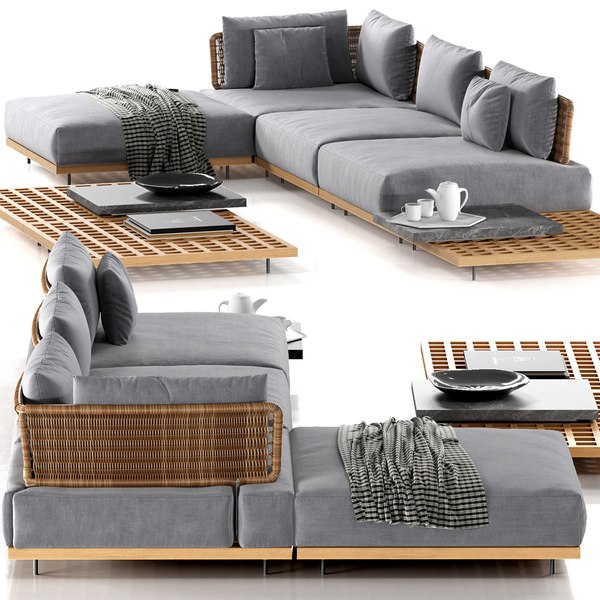 3D minotti quadrado model