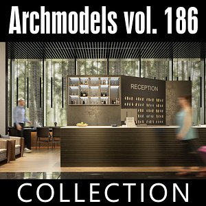 archmodels vol 186 desks 3D model