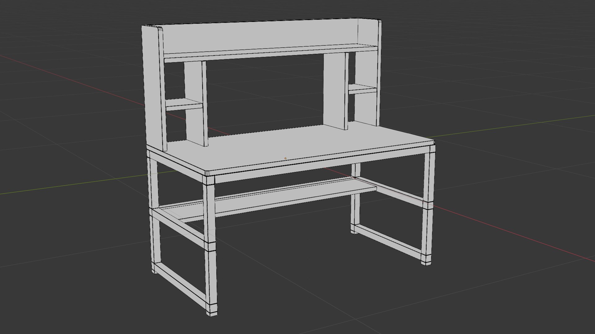 Desk 3D Model - TurboSquid 2296659