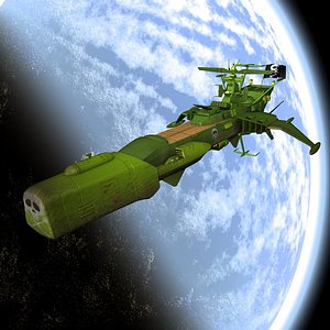 3dsmax arcadia spaceship space