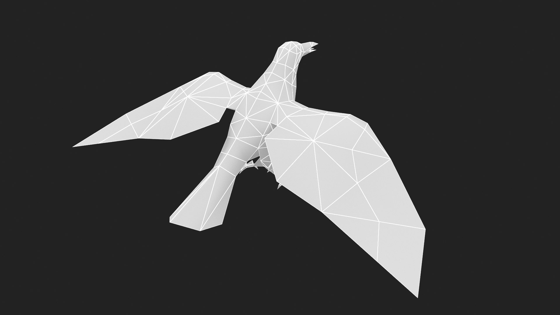 3D Model Low-poly Animated Crow - TurboSquid 2226333
