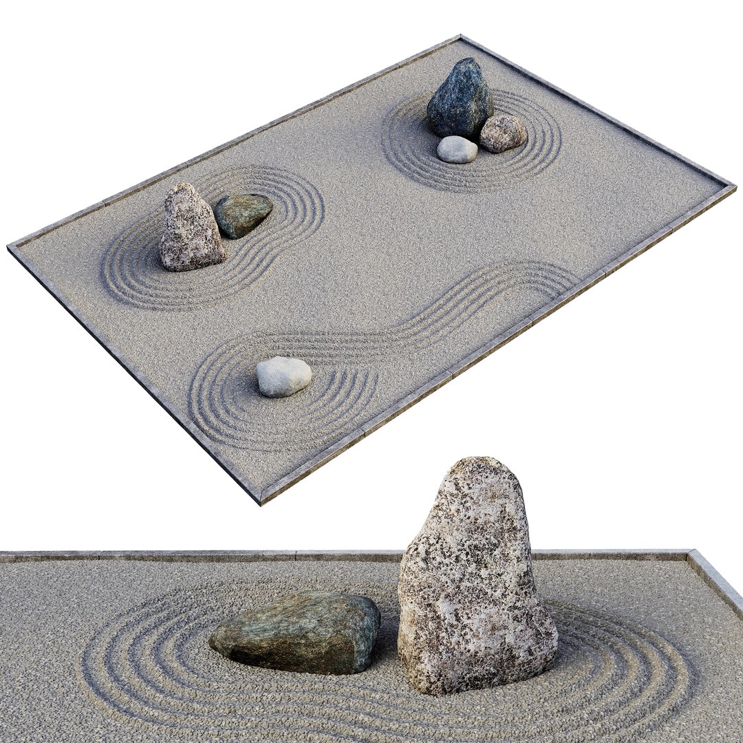 3D Rock Garden - TurboSquid 1763483