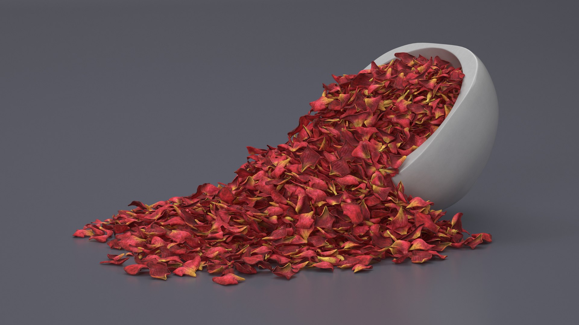 Dried Rose Petals Scattered from a Bowl 3D https://p.turbosquid.com/ts-thumb/Uw/L4kE03/qT/driedrosepetalsscatteredfromabowl3dsmodel008/jpg/1709328372/1920x1080/fit_q87/d3796d07d098692732148fe971e41ed5e398779a/driedrosepetalsscatteredfromabowl3dsmodel008.jpg