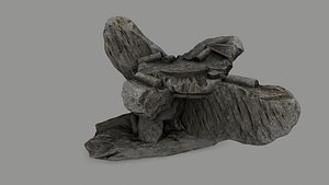 3D old temple model