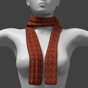 scarf fashion 3d obj