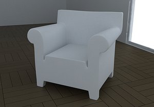 bubble club armchair 3d max