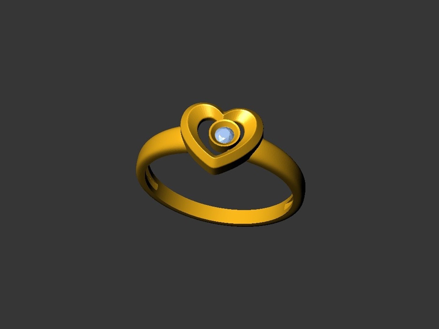 Heart Ring 3D Model - TurboSquid 1198022