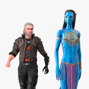 Movie Characters Collection 3D model