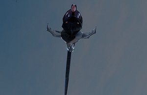 3d snakehead staff model