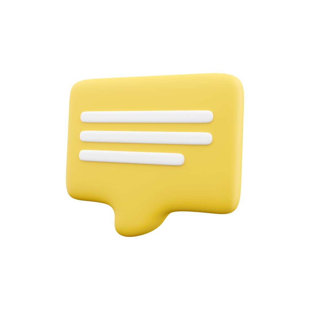 3D Model Message Icon - TurboSquid 2066019