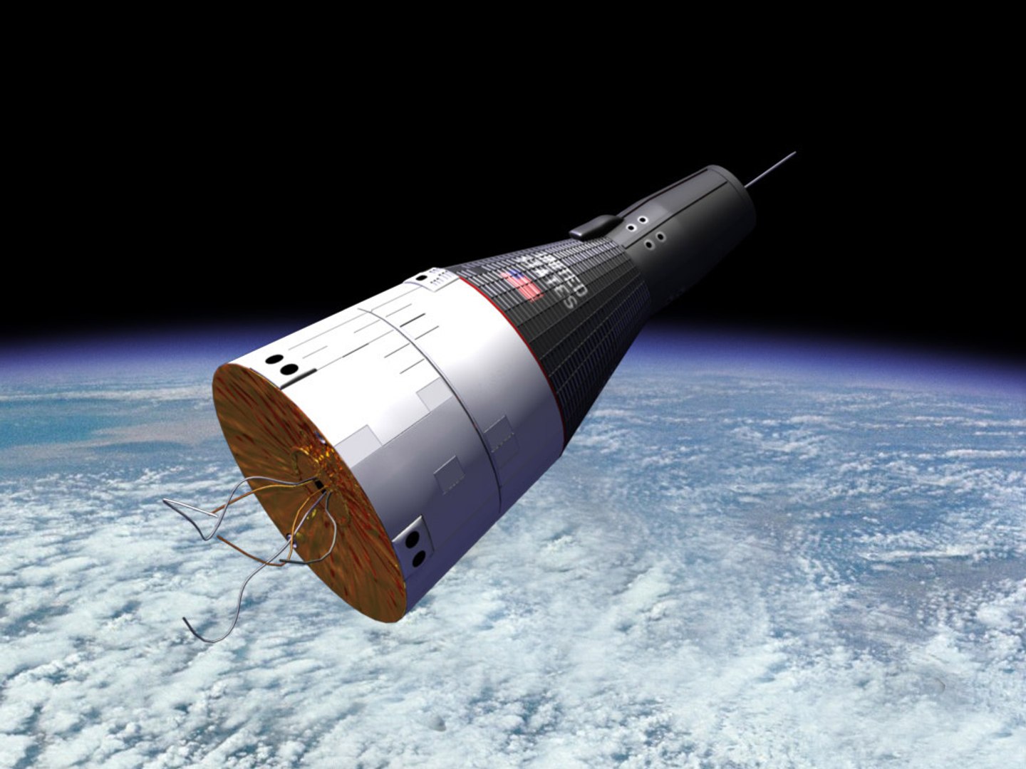 Titan Launch Vehicle Gemini 3d Model