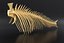 Fish Vertebrae Bones 3D Model