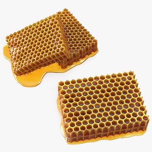 3D model Honeycombs Set