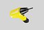 Cordless yellow drill screwdriver tool