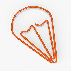 3D Parachute Shaped Paper Clip