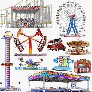 Detailed Largest Amusement Park Collection