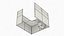 Modular Office Cubicles Furniture Kit Assembled