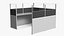 Modular Office Cubicles Furniture Kit Assembled