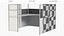 Modular Office Cubicles Furniture Kit Assembled