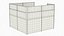 Modular Office Cubicles Furniture Kit Assembled
